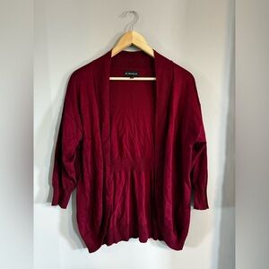 My Michelle Burgundy Lightweight Sweater Size Large